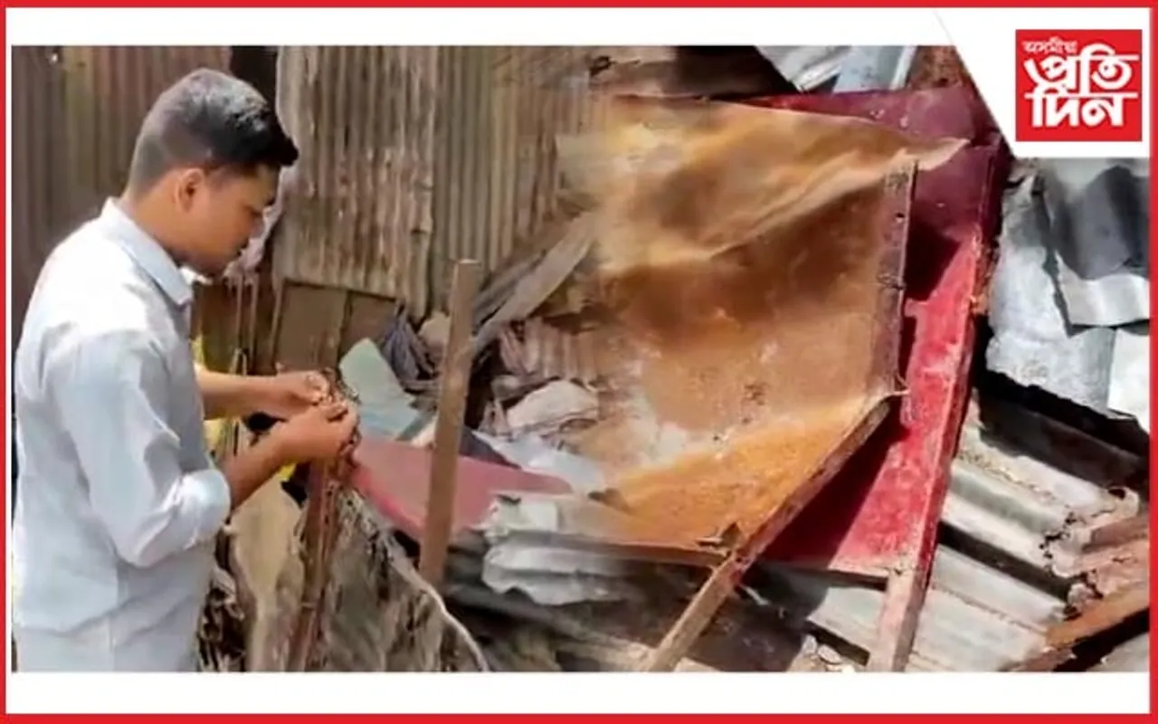 ব্যৱসায়ীৰ উচ্ছেদিত সামগ্ৰীৰে ক'লা বেহা  ঢকুৱাখনা পৌৰসভাৰ !